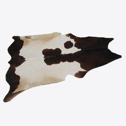 Natural Cowhide Leather Rug (50in x 47in)