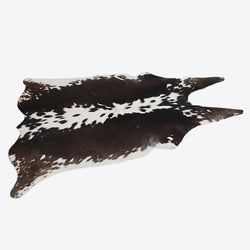 Natural Cowhide Leather Rug (51in x 48in)