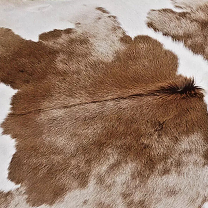 Natural Cowhide Leather Rug (60in x 57in)