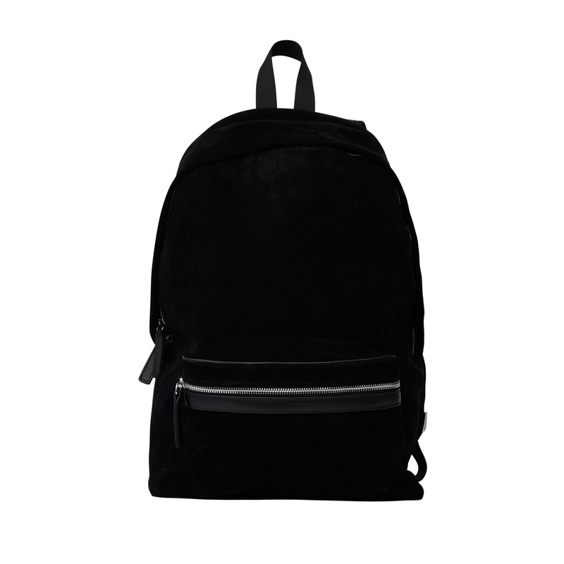 Signature Backpack - Black Suede – FROMTHEFIRST