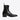 Luca 40 mm Stiefel mit seitlichem Reißverschluss – schwarzes Leder