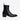 Luca 40 mm Stiefel mit seitlichem Reißverschluss – schwarzes Leder