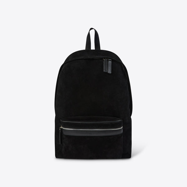Signature Backpack - Black Suede