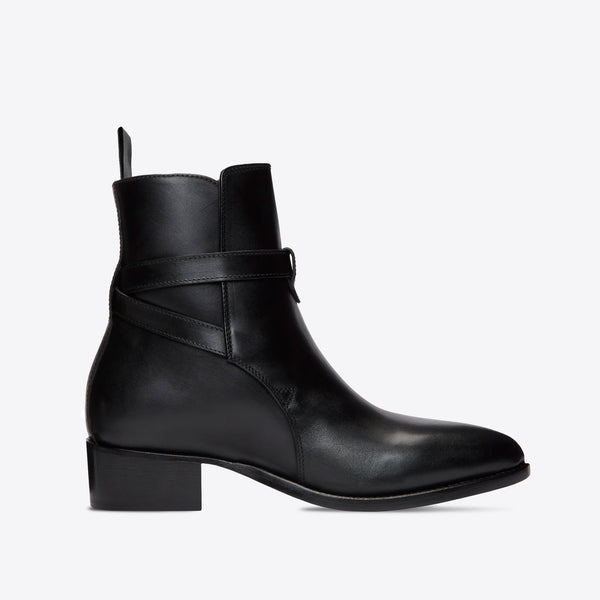 Womens Giulia 40mm Jodhpur Boot - Black Leather