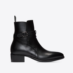 Womens Giulia 40mm Jodhpur Boot - Black Leather