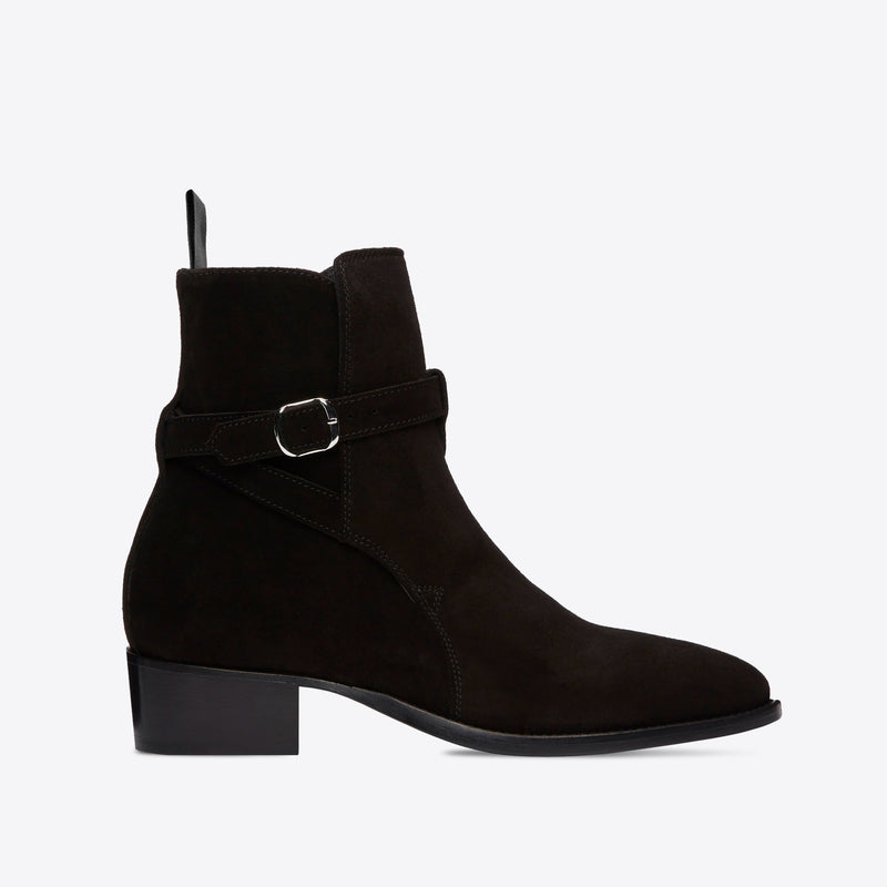 Womens Giulia 40mm Jodhpur Boot - Black Suede