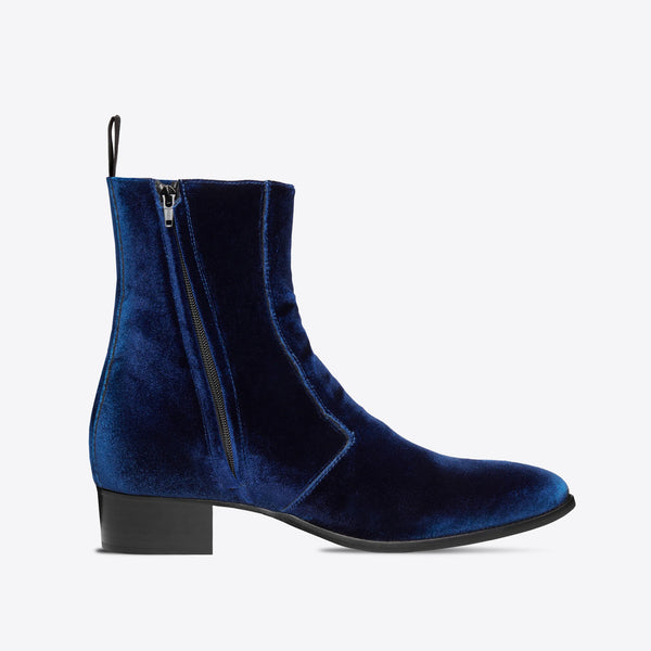 Luca 40mm Side Zip Boot - Red Snake-Effect Leather – FROMTHEFIRST