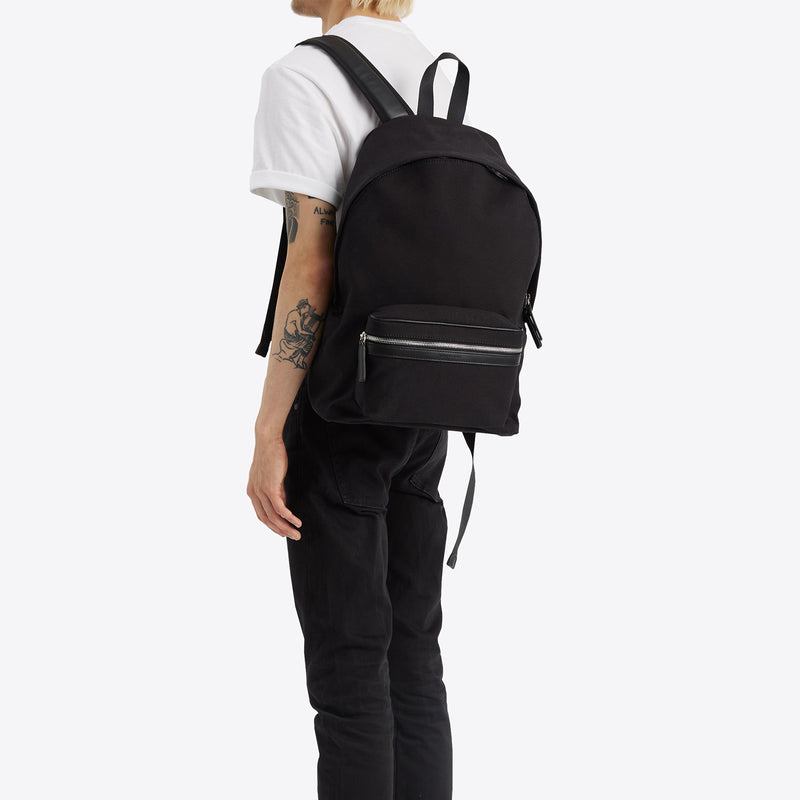 Signature Backpack - Black Canvas