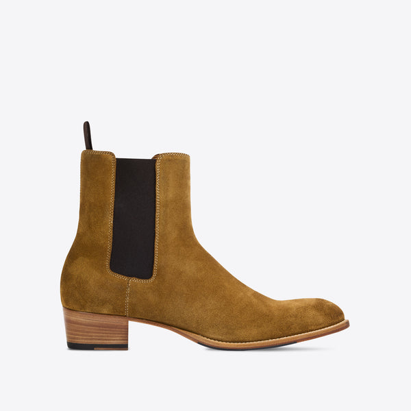 Marco 40mm Chelsea Boot - Ochre Suede