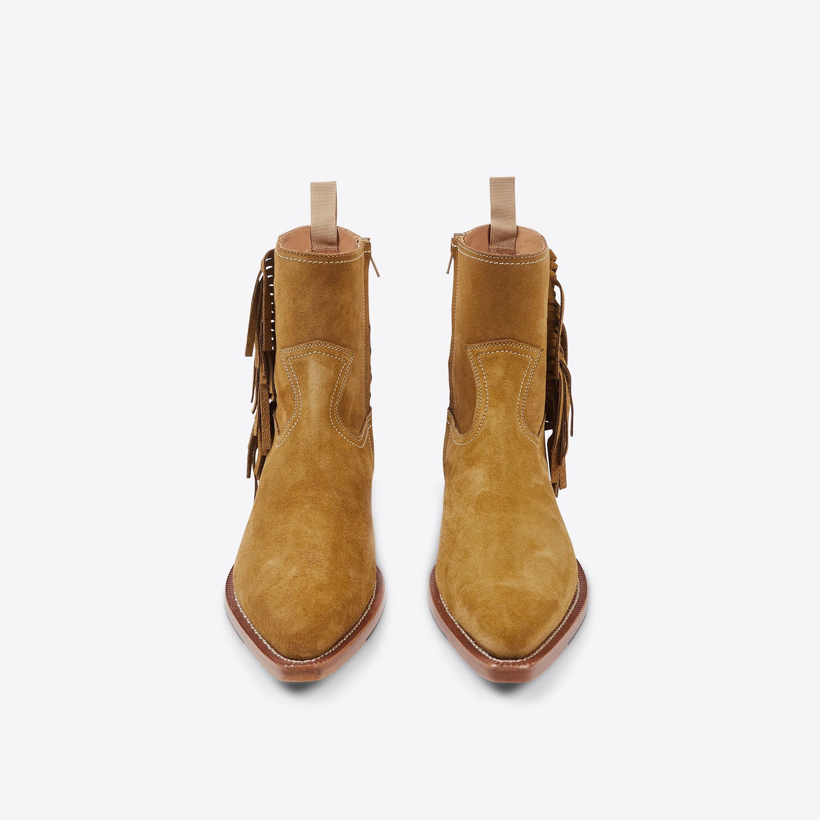 Mens fringe boots top