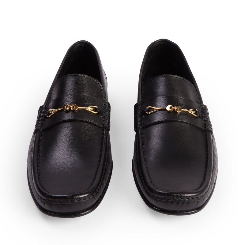 Salvatore Snaffle Loafer - Black Leather – FROMTHEFIRST