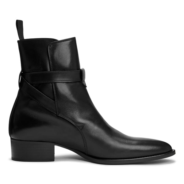 Giorgio 40mm Jodhpur Boot - Black Leather
