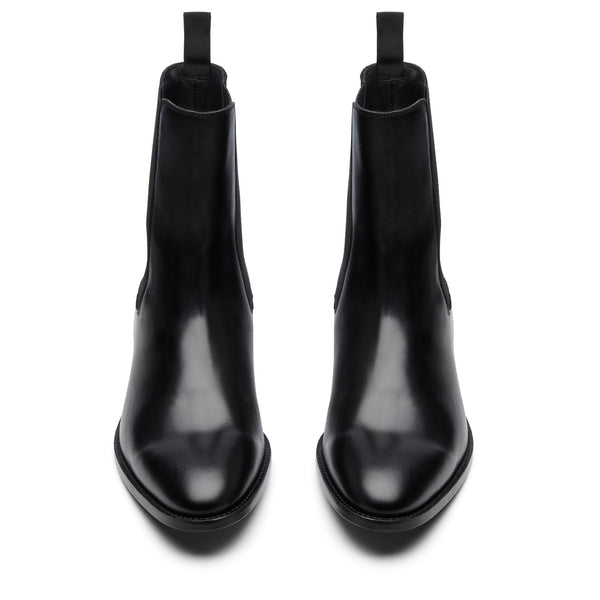 Marco 40mm Chelsea Boot - Black Leather