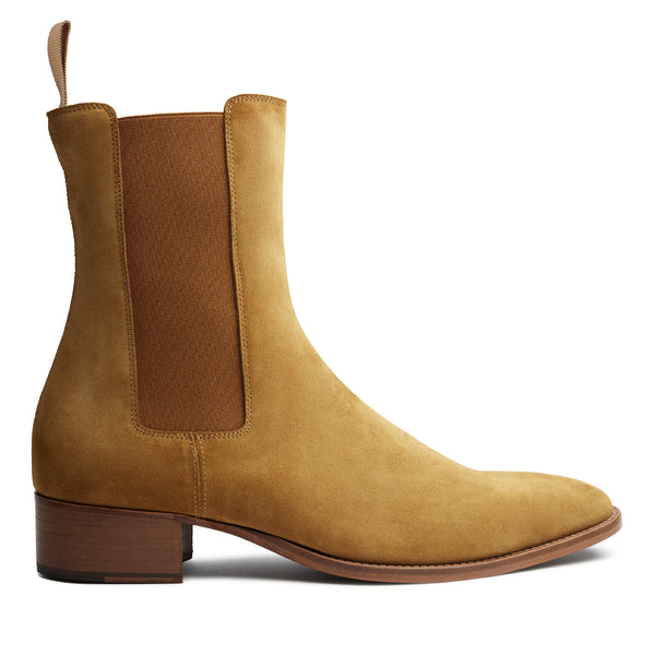 Marco 40mm Chelsea Boot - Ochre Suede