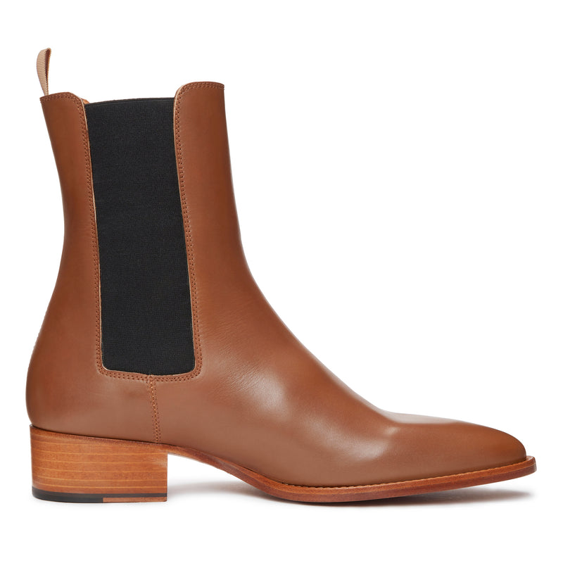 Marco 40mm Chelsea Boot - Brown Leather