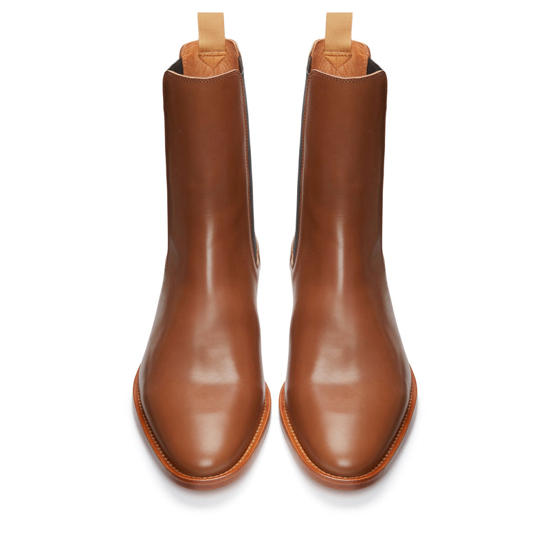 Marco 40mm Chelsea Boot - Brown Leather